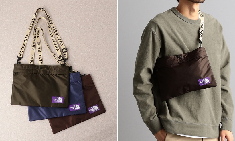 green label relaxing × THE NORTH FACE PURPLE LABEL 別注！LIGHT WEIGHT LOGO/サコッシュバッグが5月発売 (グリーンレーベル リラクシング ザ・ノース・フェイス パープルレーベル)