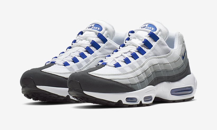 【オフィシャルイメージ】ナイキ エア マックス 95 SC “ホワイト/レーサーブルー” (NIKE AIR MAX 95 SC “White/Racer Blue”) [CJ4595-100]