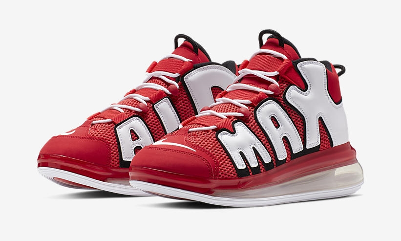 ナイキ エア モア アップテンポ 720 “ユニバーシティレッド/ホワイト” (NIKE AIR MORE UPTEMPO 720 “Univeristy Red/White”) [CJ3662-600]