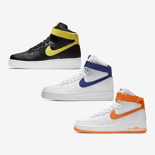 【オフィシャルイメージ】ナイキ ウィメンズ エア フォース 1 ハイ 07 LE 3カラー (NIKE WMNS AIR FORCE 1 HIGH 07 LE) [334031-014,108,109]