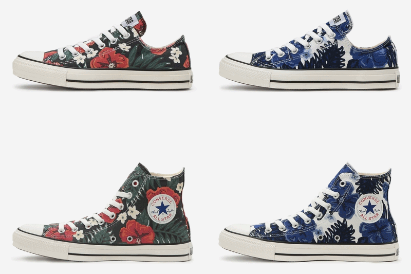 ハイビスカスのプリントを採用しトロピカルな雰囲気に仕上げたCONVERSE ALL STAR RESORTALOHA OX/HIが4月発売 (コンバース オールスター リゾートアロハ OX/HI)