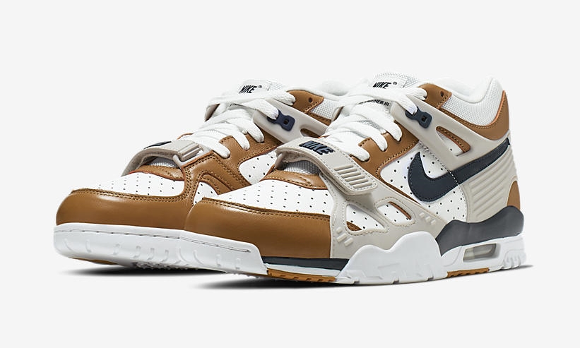 【オフィシャルイメージ】4/25発売！ナイキ エア トレーナー 3 QS “ホワイト/ミッドナイトネイビー/ジンジャー” (NIKE AIR TRAINER 3 QS “White/Midnight Navy/Ginger”) [CJ1436-100]