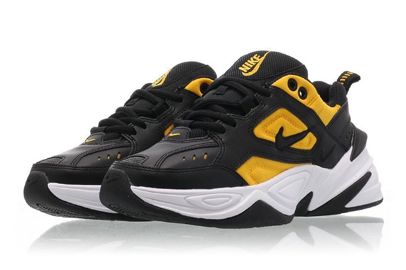 ナイキ ウィメンズ M2K テクノ “ブラック/ユニバーシティゴールド/ホワイト” (NIKE WMNS M2K TEKNO “Black/University Gold/White”) [AO3108-014]