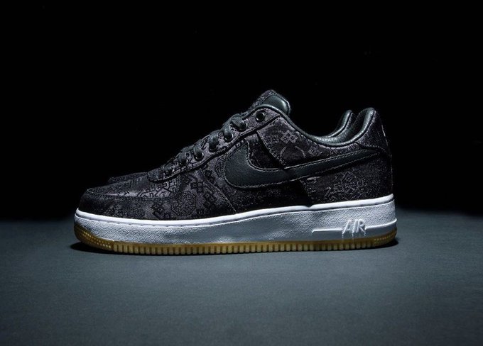 FRAGMENT x CLOT x NIKE AIR FORCE 1 PREMIUM "Black/University Red-White" (フラグメント クロット ナイキ エア フォース 1 プレミアム) [CZ3986-001]