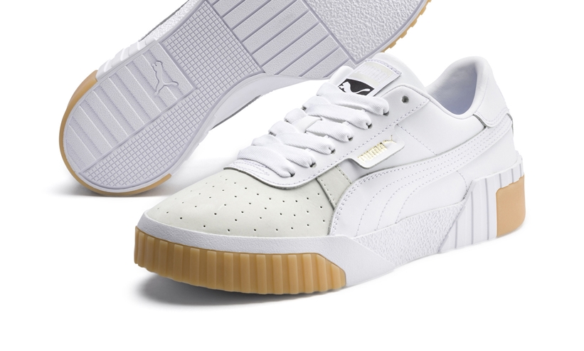 4/6発売！プーマ ウィメンズ カリフォルニア エキゾチック "ホワイト/ガム" (PUMA WMNS CALI EXOTIC "White/Gum") [369653-01]