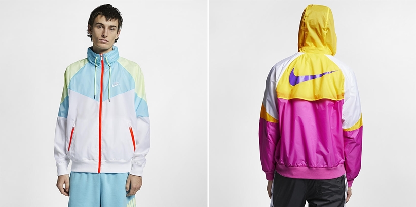 NIKE PACKABLE HOOD WINDBREAKER "White/Active Fuchsia" (ナイキ パッカブル フード ウィンドランナー "ホワイト/アクティブフーシャ") [AR2209-101,623]