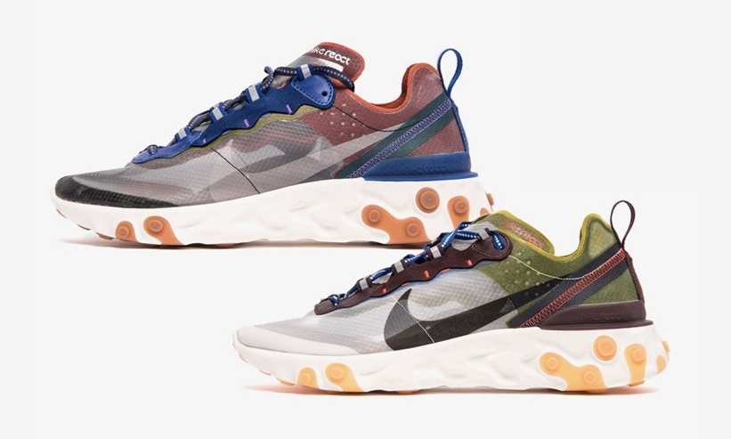 5/2発売！NIKE REACT ELEMENT 87 “DUSTY PEACH/MOSS” (ナイキ リアクト エレメント 87 “ダスティピーチ/モス”) [AQ1090-200,300]