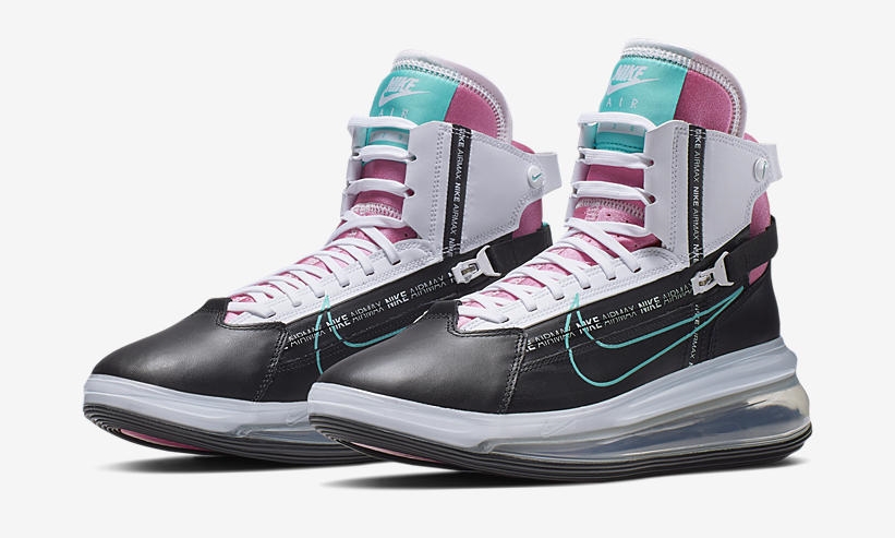 【オフィシャルイメージ】ナイキ エア マックス 720 サターン “ブラック/ホワイト/ピンク”(NIKE AIR MAX 720 SATURN “Black/White/Pink”) [AO2110-002]