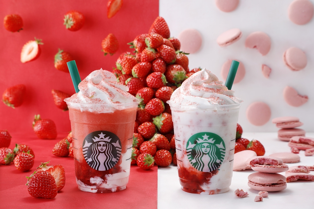 スターバックスから「#STRAWBERRYVERYMUCH」が4/11に復活！今年はホワイト/レッドの双子で登場 (STARBUCKS スタバ)