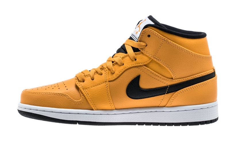 ナイキ エア ジョーダン 1 ミッド プレミアム “イエロー/ブラック/ホワイト” (NIKE AIR JORDAN 1 MID PREMIUM “Yellow/Black/White”) [BQ6578-700]