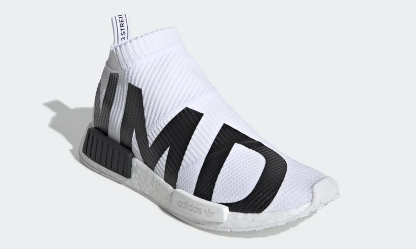 4/20発売！adidas Originals NMD_CS1 {CITY SOCK} PRIMEKNIT “White/Black” (アディダス オリジナルス エヌ エム ディー シティ ソック プライムニット “ホワイト/ブラック”) [EG7538]