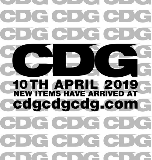 4/10発売！COMME des GARCONS 新ブランド「CDG」ニューアイテムがリリース (コム デ ギャルソン)