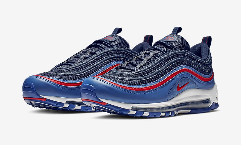 【オフィシャルイメージ】4/18発売！ナイキ エア マックス 97 "ゲームロイヤル/ユニバーシティレッド" (NIKE AIR MAX 97 “Game Royal/University Red”) [CD7791-400]