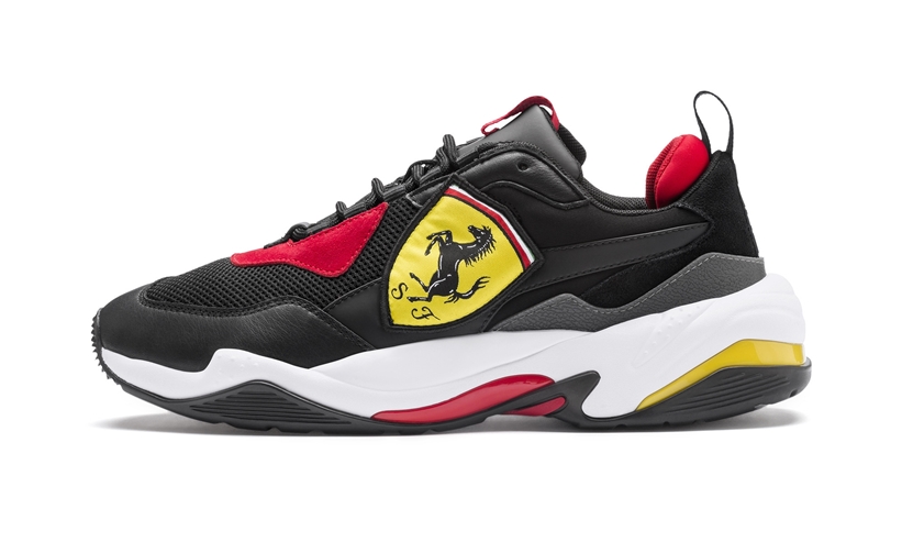 puma black rosso corsa