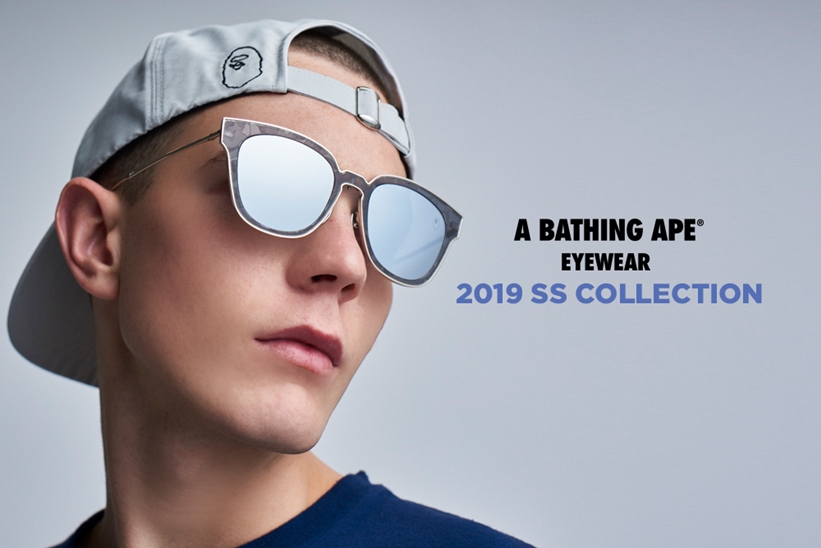 A BATHING APE EYEWEAR COLLECTIONより、2019 SPRING/SUMMER 新作が4/20発売 (ア ベイシング エイプ)