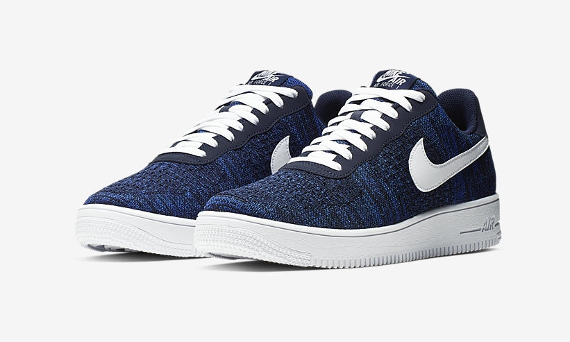 ナイキ エア フォース 1 フライニット ロー 2.0 “カレッジネイビー/ホワイト/オブシディアン” (NIKE AIR FORCE 1 FLYKNIT LOW 2.0 “College Navy/White/Obsidian”) [AV3042-400]