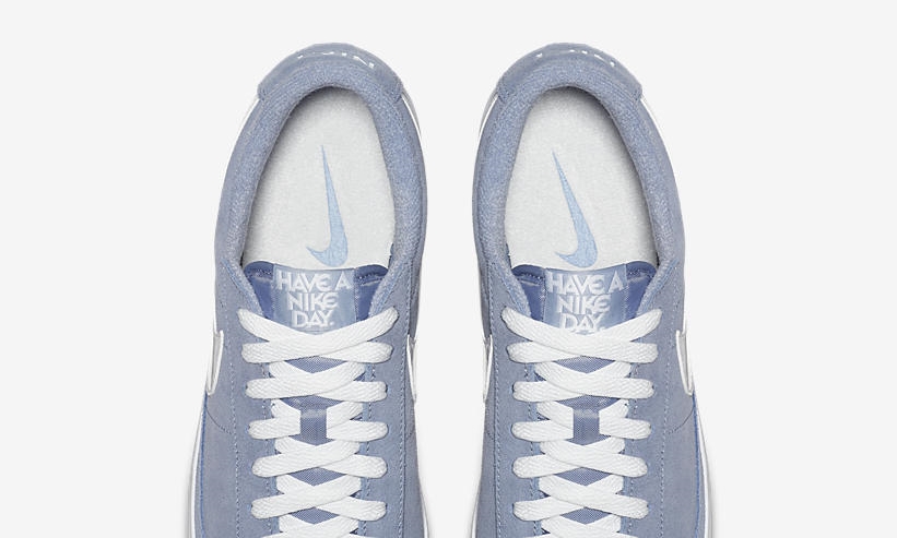 ナイキ ブレーザー ロー プレミアム ND “ハブ ア ナイキ デイ” “スモーキーブルー/ホワイト” (NIKE BLAZER LOW PREMIUM ND “Have A Nike Day” “Smokey Blue/White”) [BQ6813-400]