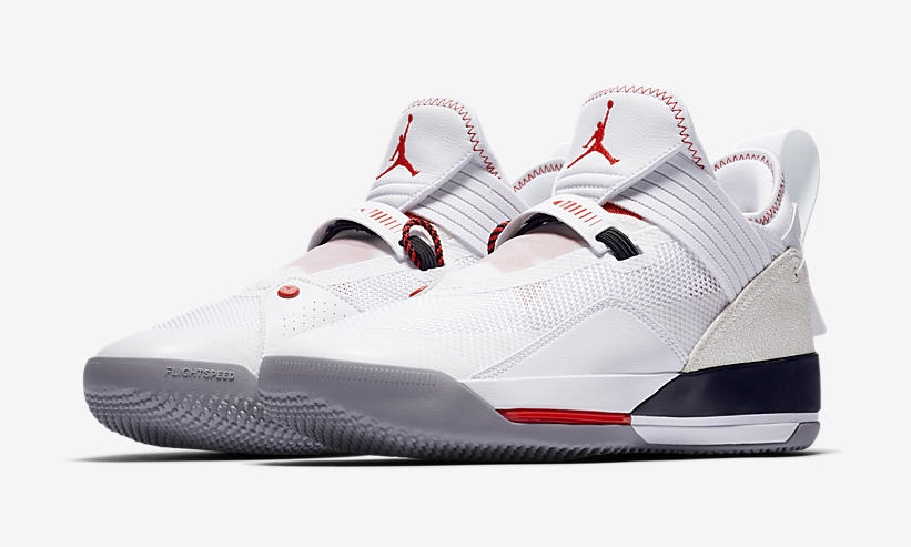 4/18発売！ナイキ エア ジョーダン 33 SE PF “ホワイト/メタリックゴールド/ジムレッド″ (NIKE AIR JORDAN XXX3 SE PF “White/Metallic Gold/Gym Red”) [CD9561-106]