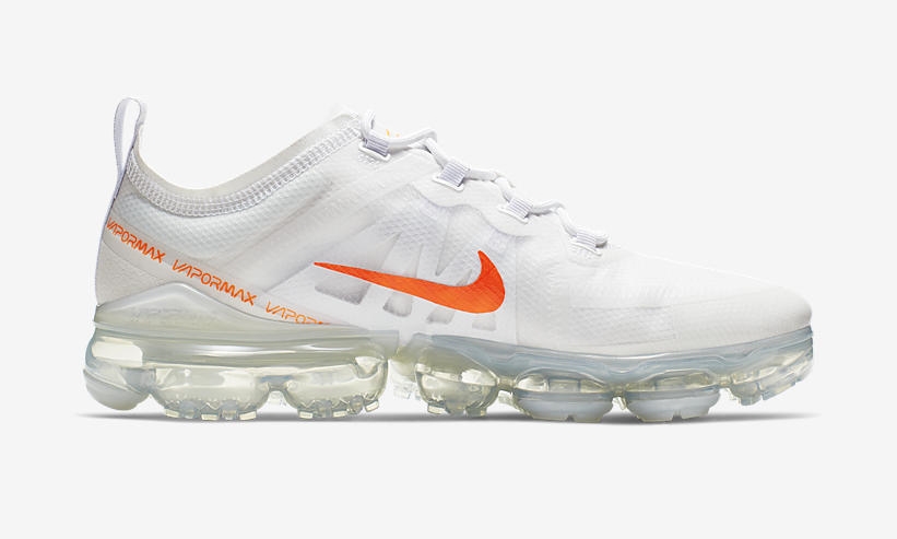 nike vapormax 2019 white orange