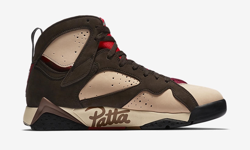 【更新＊国内 6/15発売】PATTA × NIKE AIR JORDAN 7 RETRO OG SP "Shimmer/Tough Red