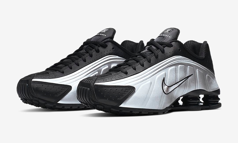 4/26発売！ナイキ ショックス R4 “ブラック/メタリックシルバー/ウルフグレー” (NIKE SHOX R4 “Black/Metallic Silver/Wolf Grey”) [104265-045]