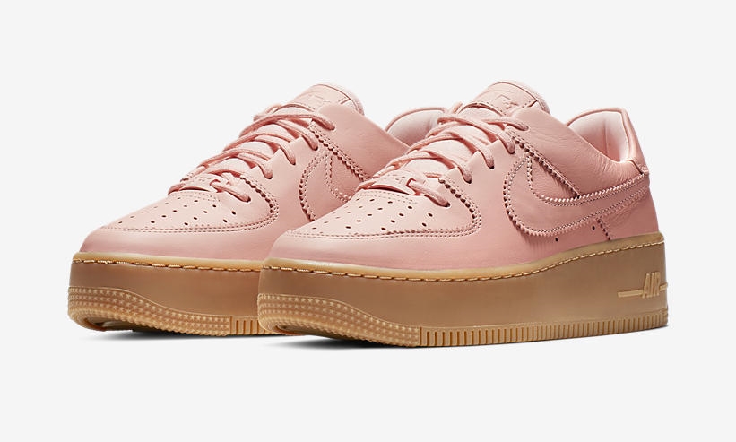 ナイキ ウィメンズ エア フォース 1 セージ ロー LX “ウォッシュドコーラル” (NIKE WMNS AIR FORCE 1 SAGE LOW LX “Washed Coral”) [AR5409-600]