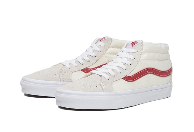 VANS SK8-MID REISSUE "MARSHMALLOW/RACING RED" (バンズ スケートミッド リイシュー "マシュマロ/レーシングレッド")