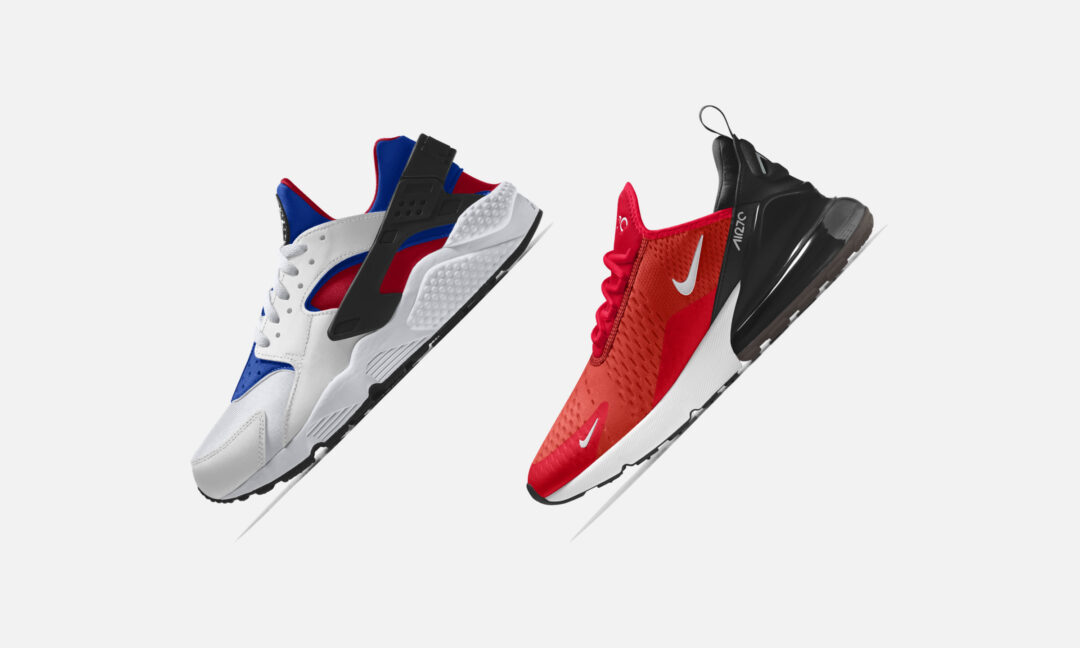 【NIKE BY YOU】NIKE AIR HUARACHE / NIKE AIR MAX 270 (ナイキ エア ハラチ / エア マックス 270)