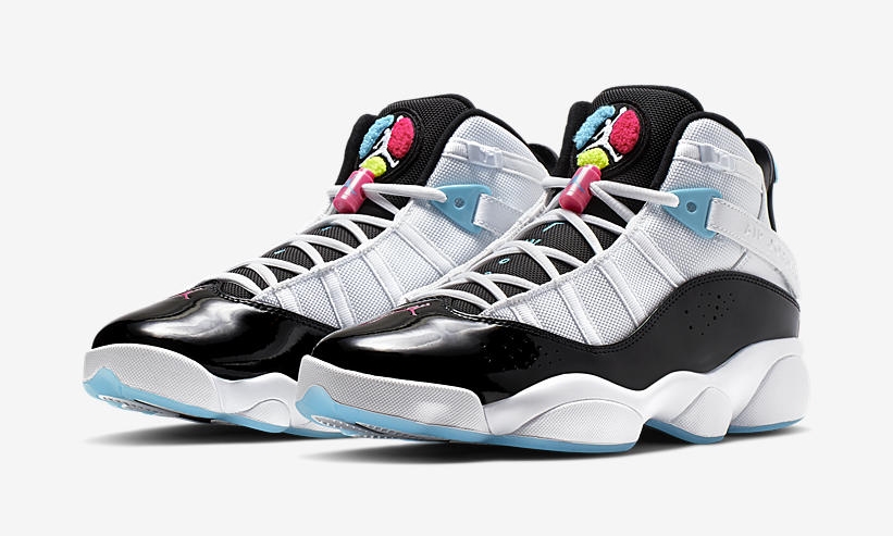 ナイキ エア ジョーダン シックス リングス “ホワイト/ハイパーピンク/ライトブルーフューリー” (NIKE AIR JORDAN SIX RINGS {6 RINGS} “White/Hyper Pink/Light Blue Fury”) [CK0017-100]