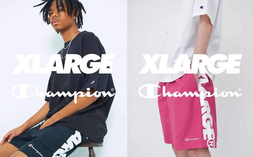 XLARGE × Champion 2019 SUMMER 最新コラボが4/26発売 (エクストララージ チャンピオン)