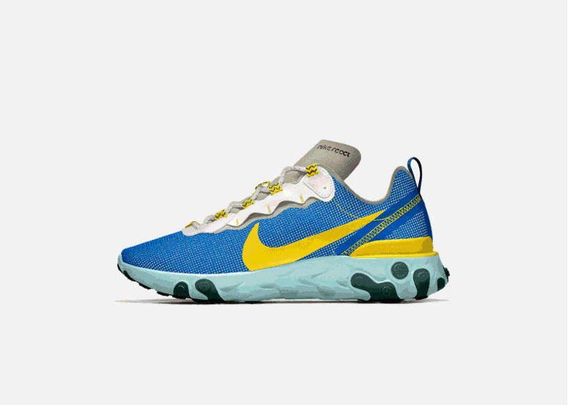 【NIKE BY YOU】5/2展開！NIKE REACT ELEMENT 55 (ナイキ リアクト エレメント 55)