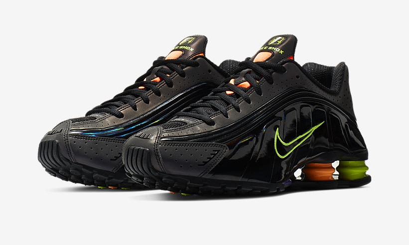 ナイキ ショックス R4 ゲル “ブラック/ボルト/オレンジ” (NIKE SHOX R4 GEL “Black/Volt/Orange”) [CI1955-074]