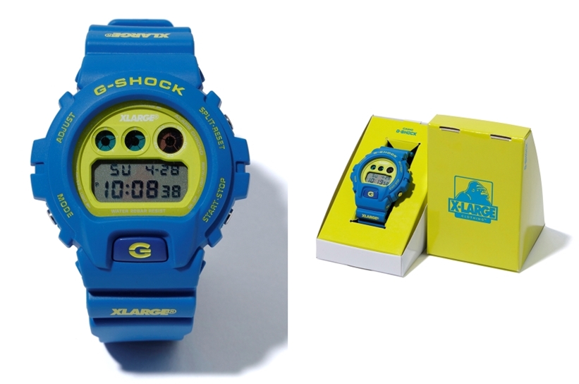 XLARGE × G-SHOCK DW-6900 "Blue"が4/26発売 (エクストララージ Gショック ジーショック)