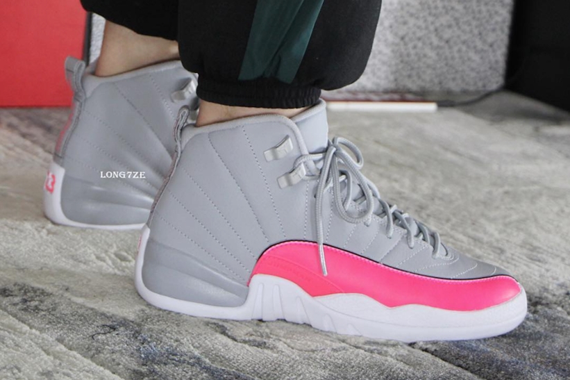 7/27発売予定！ナイキ GS エア ジョーダン 12 “グレー/ピンク” (NIKE GS AIR JORDAN 12 “Grey/Pink”) [510815-060