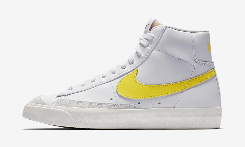 nike blazer mid 77 white yellow