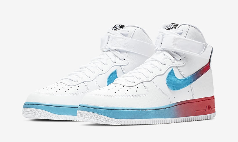 ナイキ エア フォース 1 07 ハイ “ホワイト/エンバーグロー/ブルーフューリー” (NIKE AIR FORCE 1 07 HIGH “White/Ember Glow/Blue Fury”) [CJ0525-100]