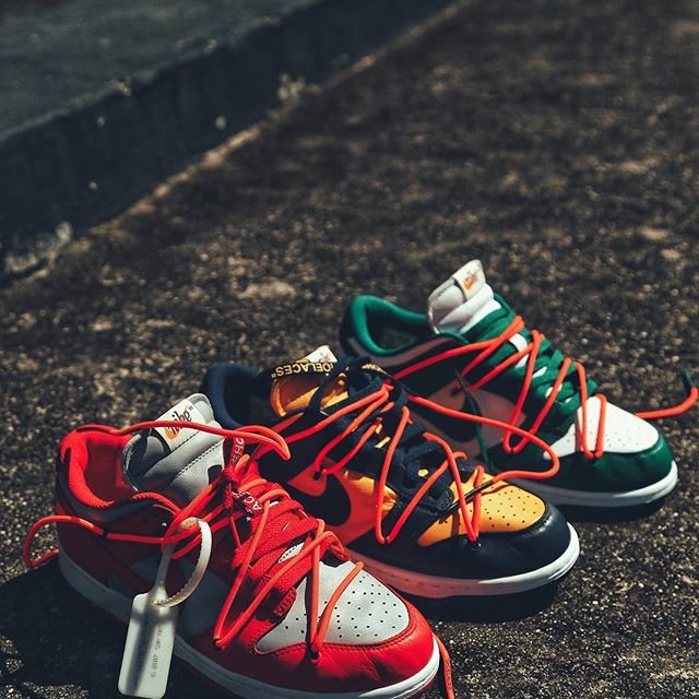 OFF-WHITE X NIKE SB DUNK LOW LEATHER