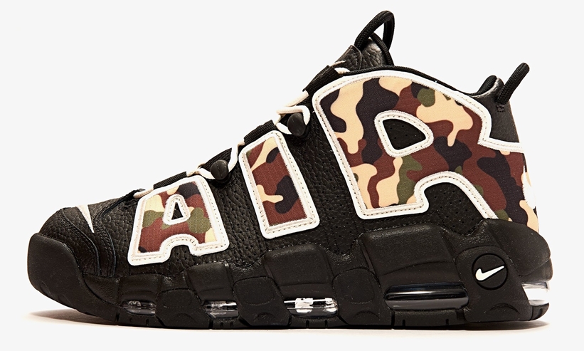 6/19発売！ナイキ エア モア アップテンポ 96 QS “ブラック/カモ” (NIKE AIR MORE UPTEMPO 96 QS “Black/Camo”) [CJ6122-001]