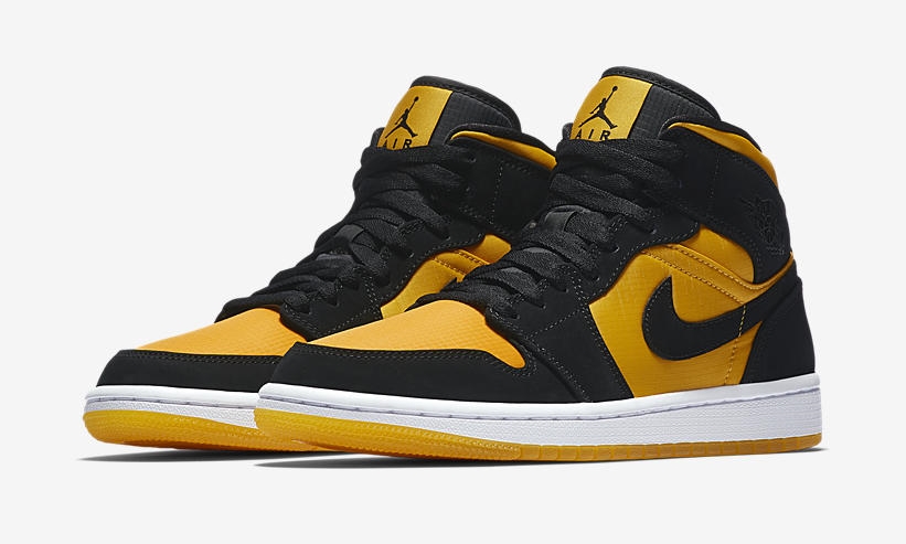 ナイキ エア ジョーダン 1 ミッド “ブラック/ユニバーシティゴールド/ホワイト” (NIKE AIR JORDAN 1 MID “Black/University Gold/White”) [CD6759-007]