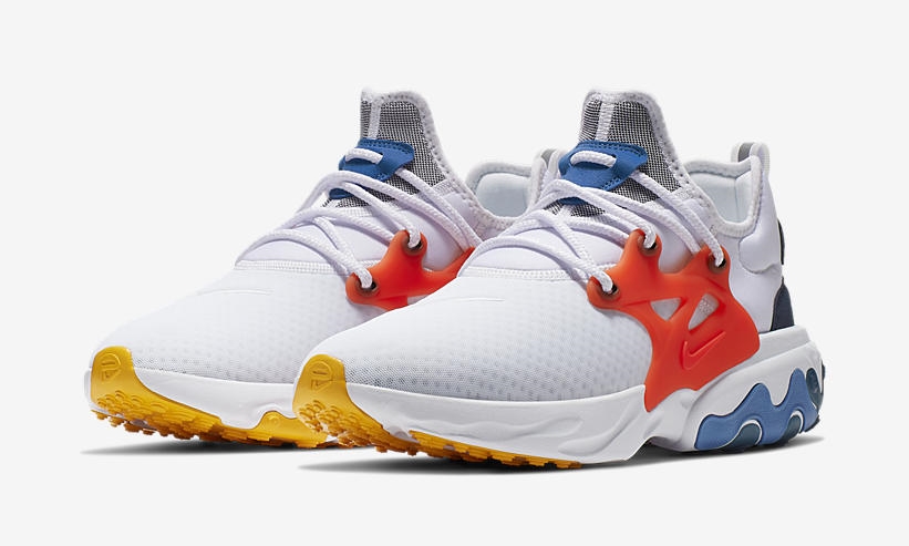 5/9発売！ナイキ リアクト プレスト "ホワイト/ハバネロレッド/オブシディアン” (NIKE REACT PRESTO “White/Habanero Red/Obsidian”) [AV2605-100]