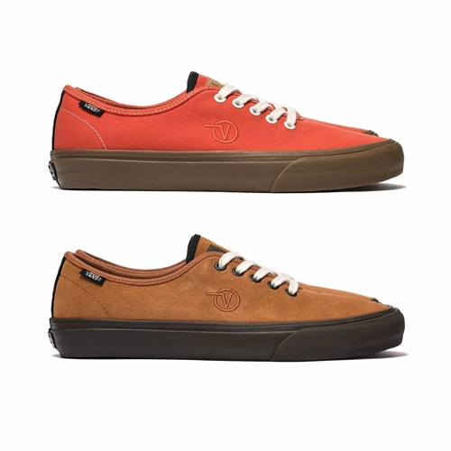 TAKA HAYASHI × VANS VAULT AUTHENTIC ONE “Leather Brown/Spicy Orange” (タカ・ハヤシ バンズ ヴォルト オーセンティック ワン “レザーブラウン/スパイシーオレンジ”)