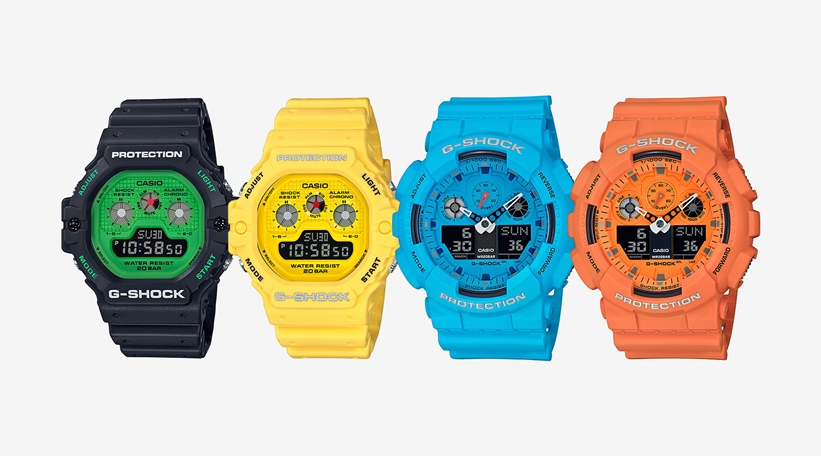 G-SHOCKからエレキギターの音を変化させるコンパクト・エフェクター(ペダル)をモチーフにした「Hot Rock Sounds」が5月発売 (ジーショック Gショック)