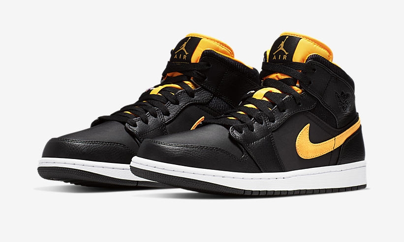 ナイキ エア ジョーダン 1 ミッド SE “ブラック/ユニバーシティゴールド/ホワイト” (NIKE AIR JORDAN 1 MID SE “Black/University Gold/White”) [CI9352-001]