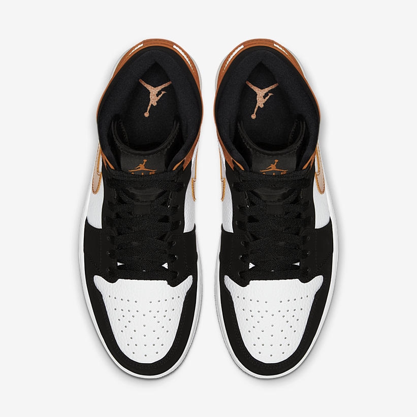 jordan 1 mid black starfish