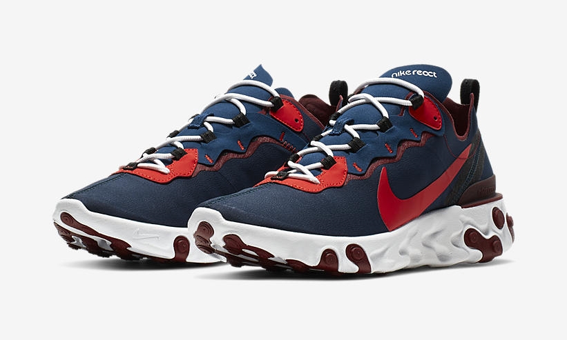 NIKE REACT ELEMENT 55 “Rabid Panda” “Blue Void/Team Red” (ナイキ リアクト エレメント 55 “ラピッドパンダ” “ブルーヴォイド/チームレッド”) [CJ0769-400]