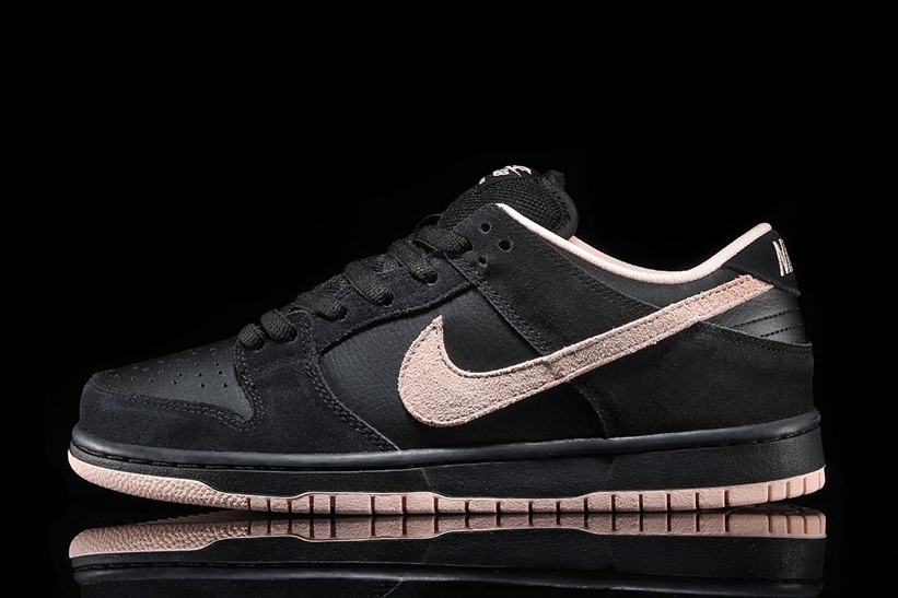 nike sb dunk black coral