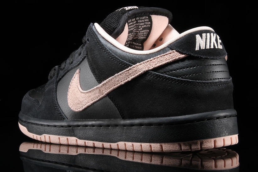 nike sb dunk black coral