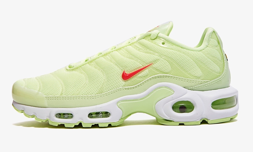 ナイキ ウィメンズ エア マックス プラス TN SE “バーレイボルト/レッドオービット” (NIKE WMNS AIR MAX PLUS TN SE “Barely Volt/Red Orbit”) [CI9090-700]