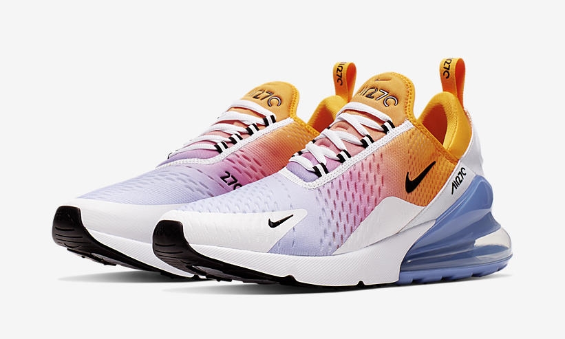 ナイキ エア マックス 270 “ユニバーシティゴールド/ブラック/ユニバーシティブルー” (NIKE AIR MAX 270 “University Gold/Black/University Blue”) [AH8050-702]