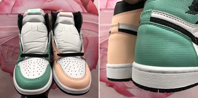 左右で異なる配色！ナイキ ウィメンズ エア ジョーダン 1 レトロ ハイ OG (NIKE WMNS AIR JORDAN 1 RETRO